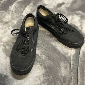 black old skool vans